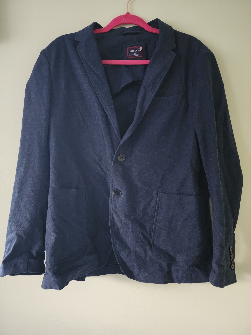 UNTUCKit Dark Navy Coat
